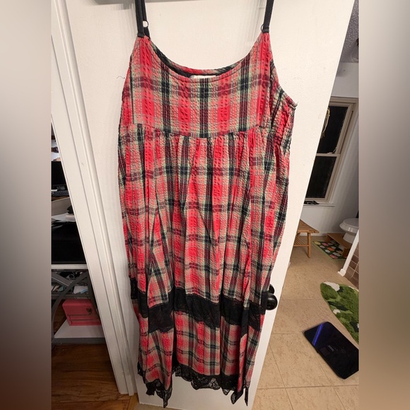 RARE 🖤🍓Urban Outfitters Baez Lace Inset Dress- XL - Picture 3 of 3
